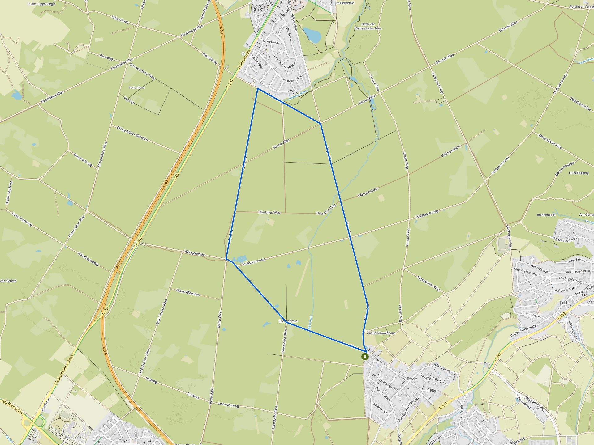 Easy hikes and walks around Kotten Forest | Komoot